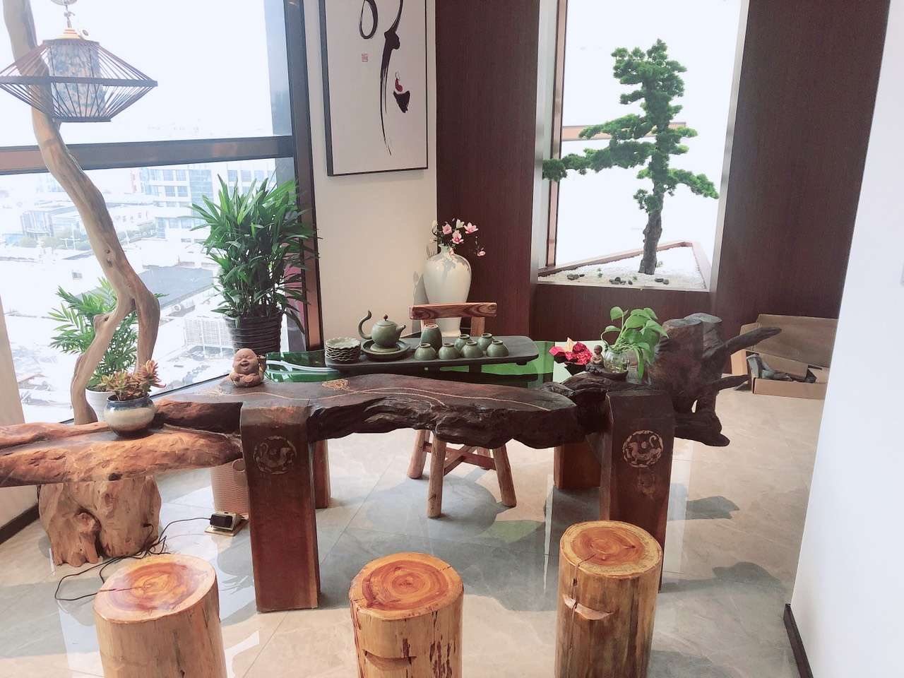 黄鑫财务茶室洽谈区